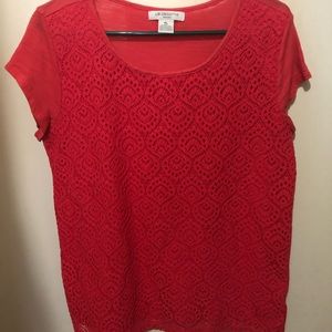 Pink petite large Liz Claiborne shirt